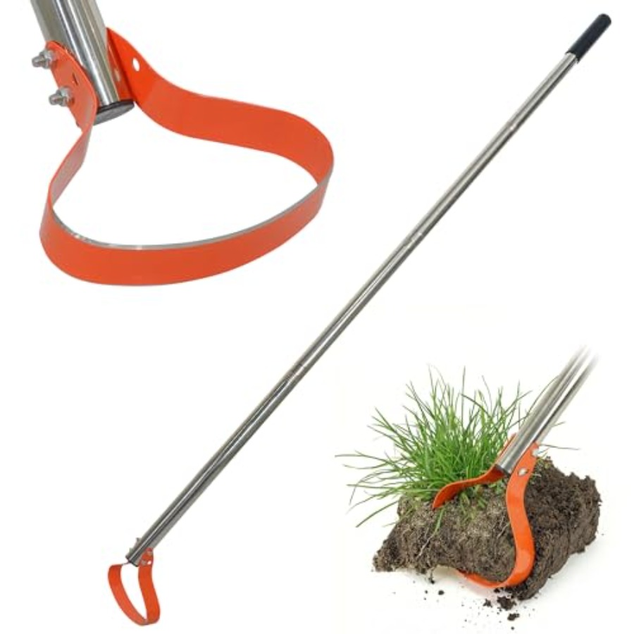 Gardening Tools Sharp - 63-Inch Weed Remover Tool - Stirrup