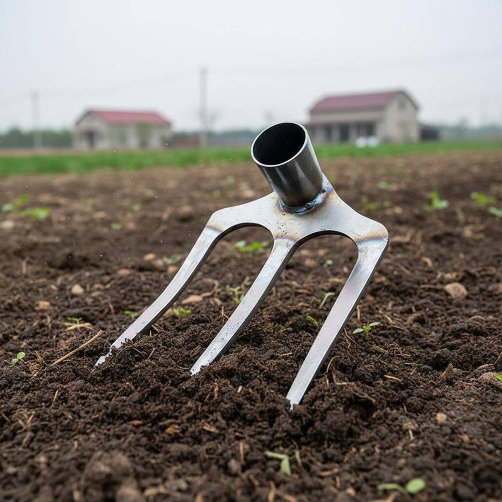 Gardening Tools Sharp - Steel Tilling Rake Head Sharp Tines
