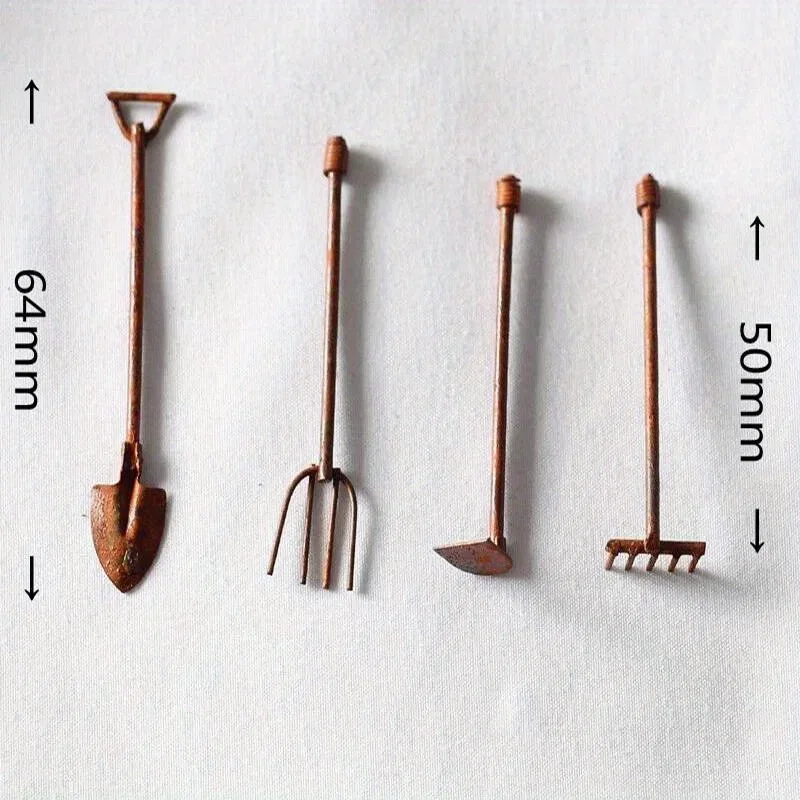 4Pcs/Pack Miniature Garden Too - Gardening Tools Shop review and price