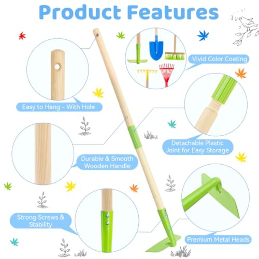 Garden Tool Set: Safe Toddler  - Gardening Tools For Toddlers review and price