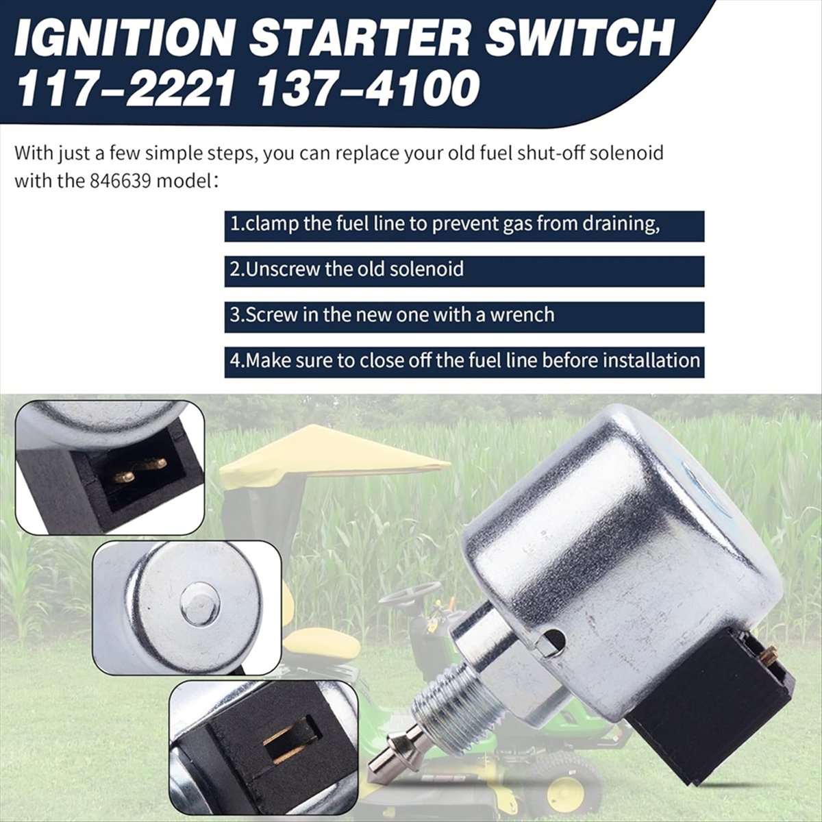 A24I 846639 Shut-Off Solenoid  - Gardening Hand Tools B&Q review and price