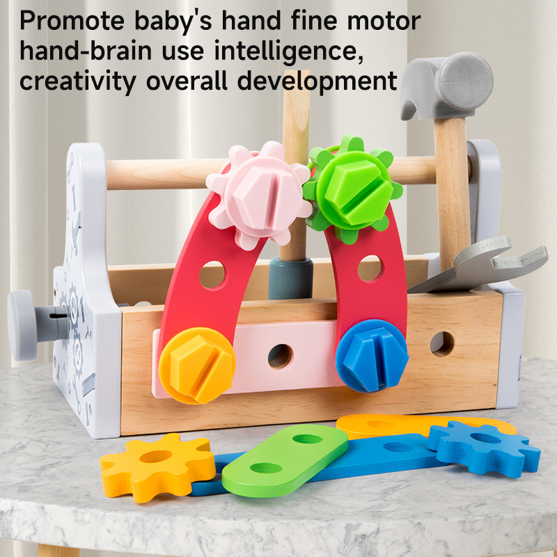 Children Toolbox Wooden Toys D - Gardening Tools For Toddlers review and price