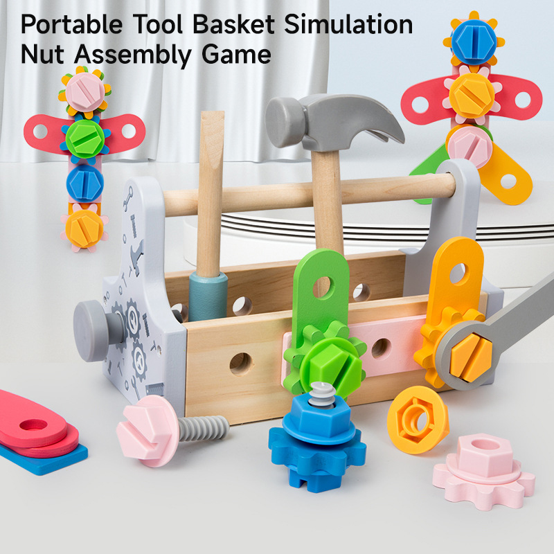 Children Toolbox Wooden Toys D - Gardening Tools For Toddlers review and price