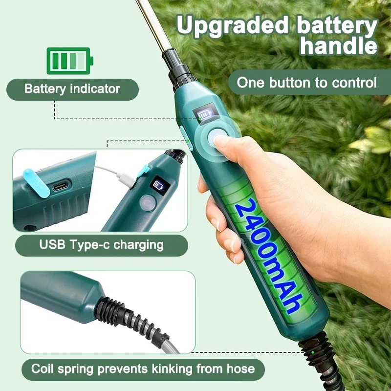 Portable 2400mAh High Pressure - Gardening Tools Lowes review and price
