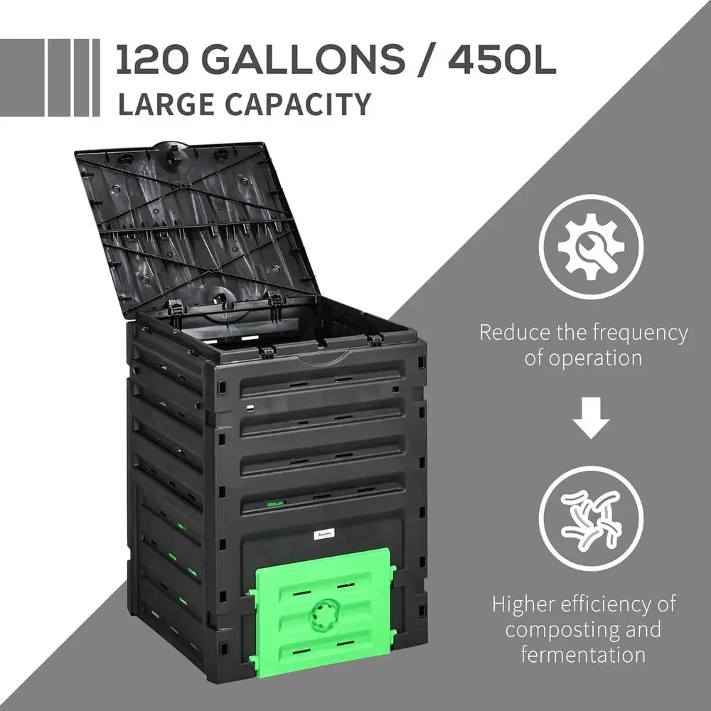120 Gallon Large Capacity Gard - Compost Bin review and price