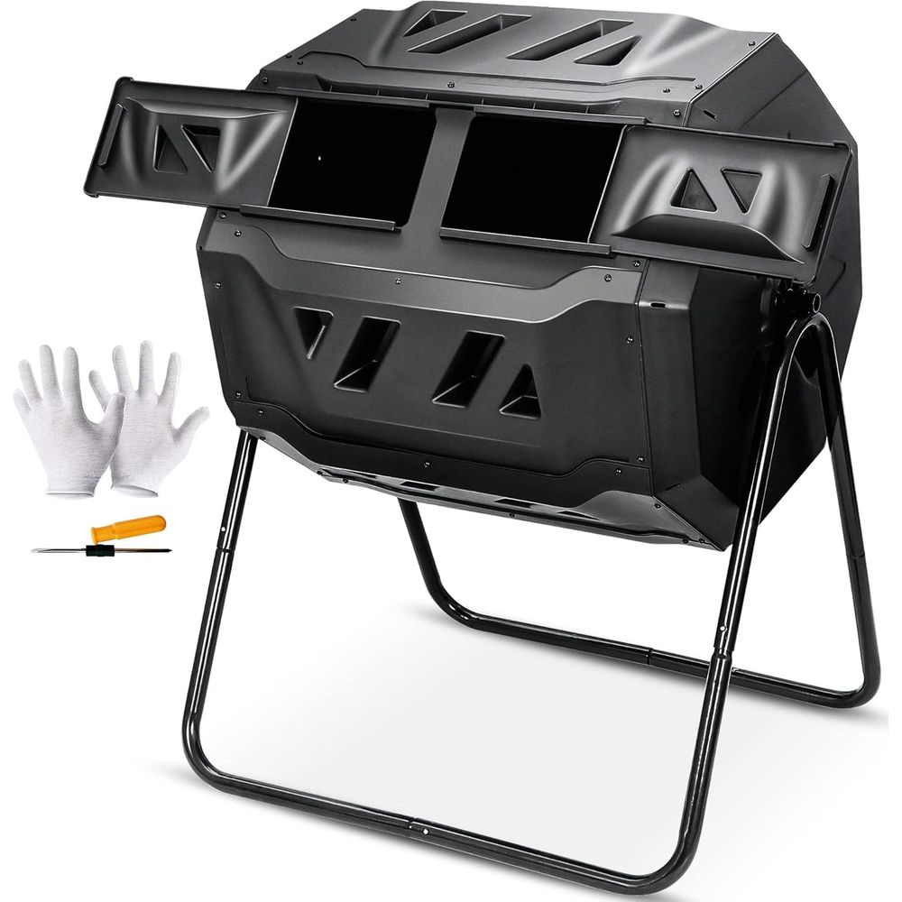 43 Gallon Compost Tumbler Bin  - Compost Bin review and price