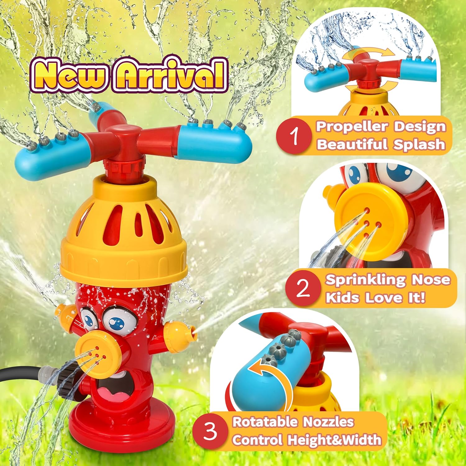 Water Spray Toy Hydrant Sprink - Gardening Tools For Toddlers review and price