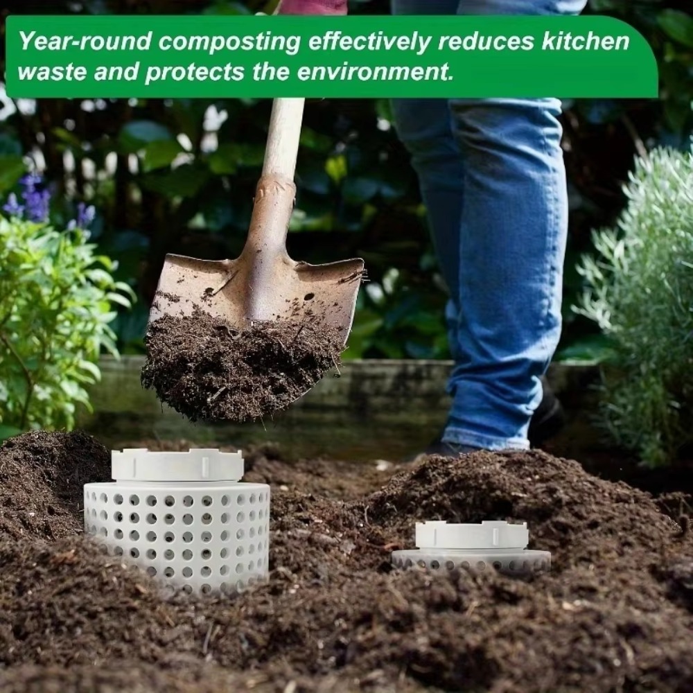 1pc Space-Saving PVC Earthworm - Compost Bin review and price