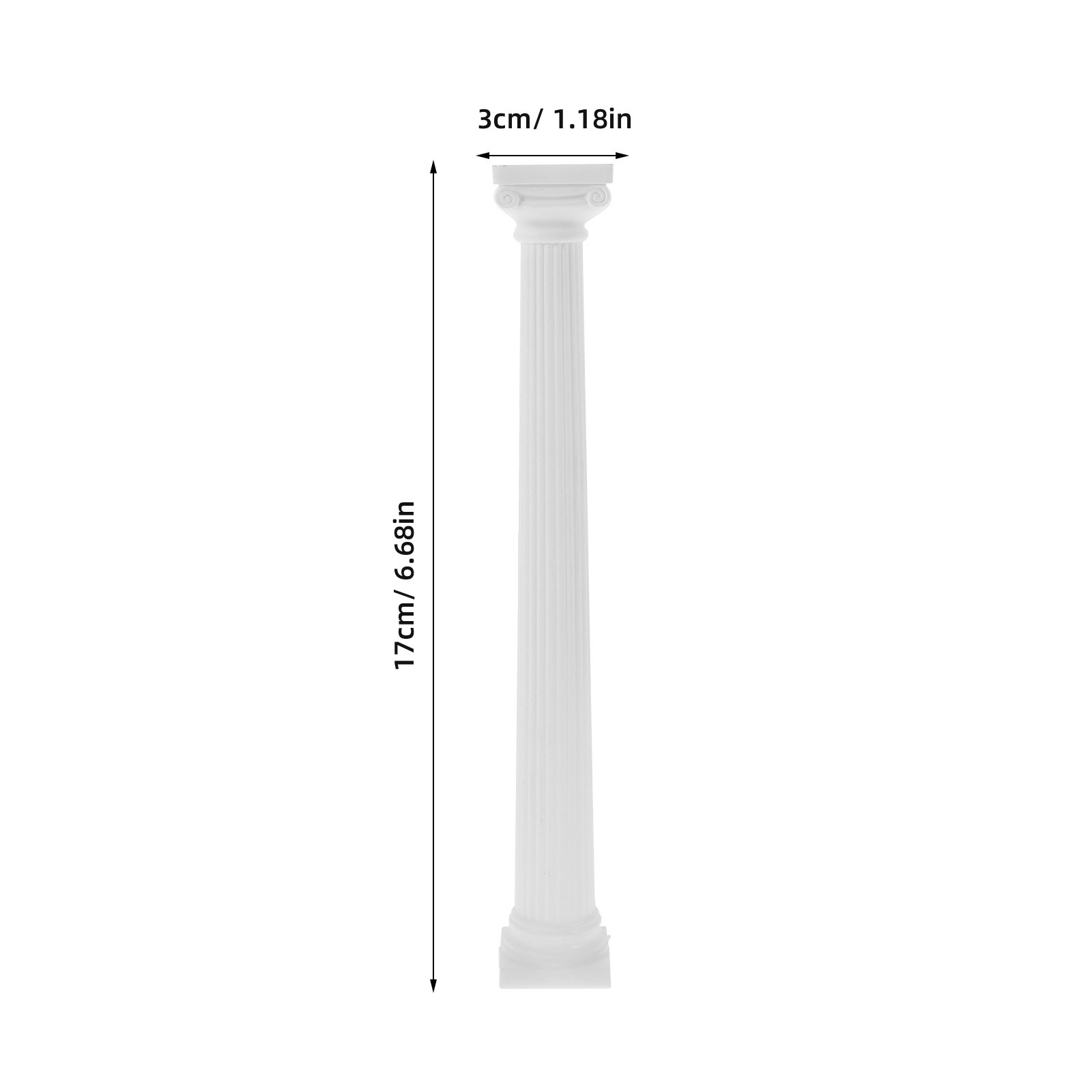 6Pcs Roman Pillar Statue Plast - Gardening Tools Photo review and price