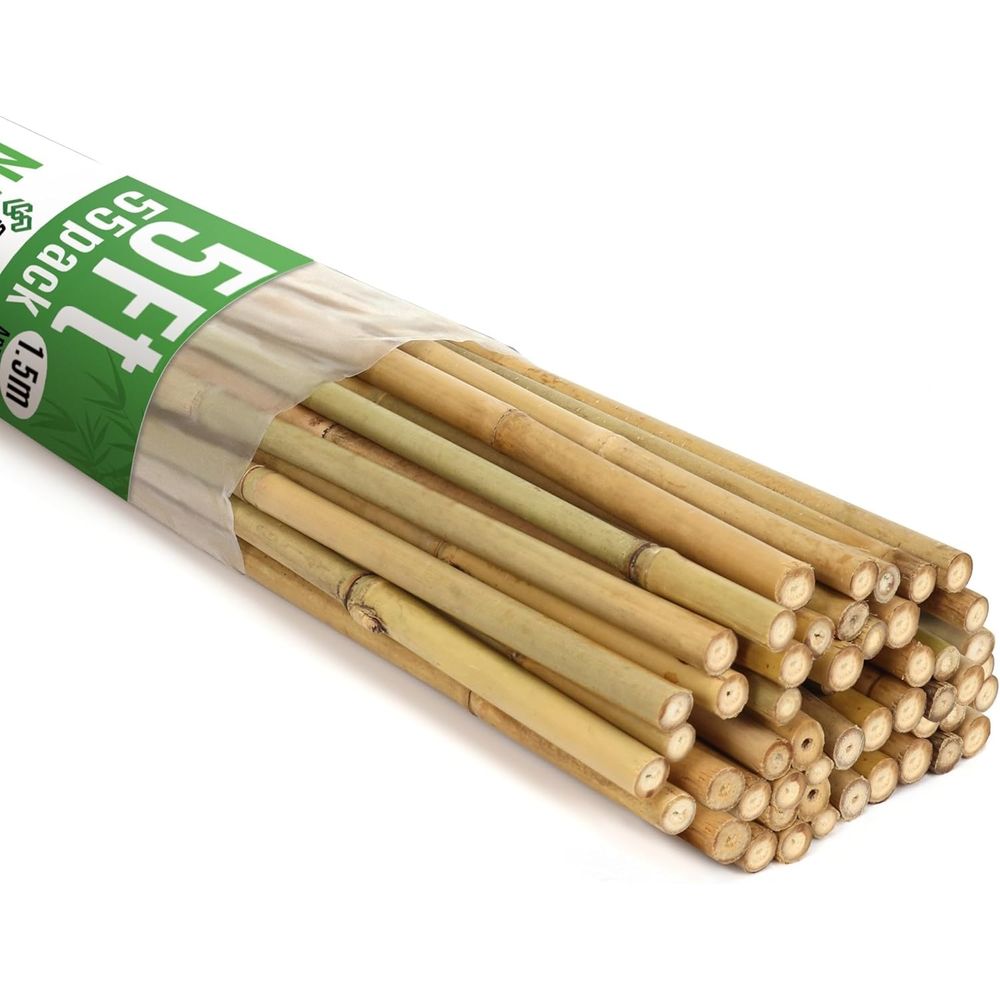 Set of 55 Bamboo Plant Stakes  - Plant Support Stake review and price